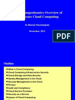 A Comprehensive Overview of Secure Cloud Computing: November, 2012