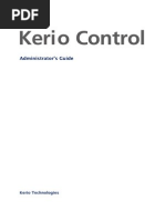 Kerio Control Adminguide en 7.3.0 3861 PDF