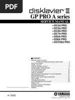 Yamaha AMP Gp Pro a Series-disklavier III-dc3a Dc5a Dc6a Dc7a Ds4a Ds6a Dcf3sa Pro