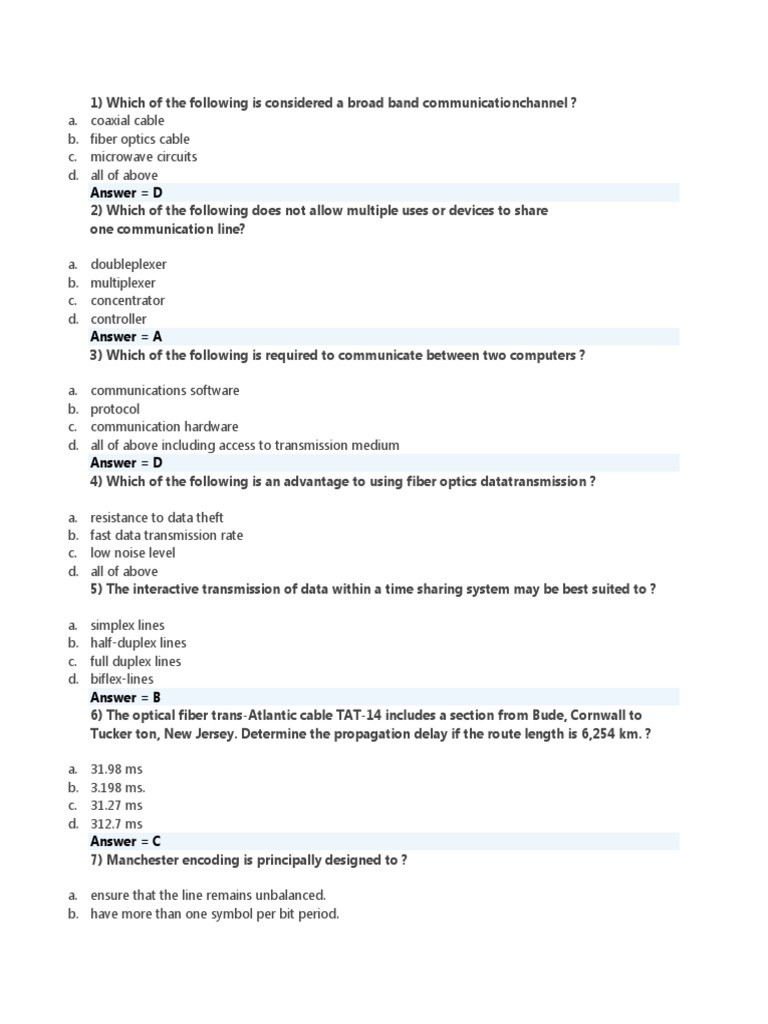 Mcqs All Computer Protocols Computer Network