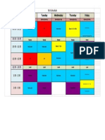 5K Class Schedule 14-15