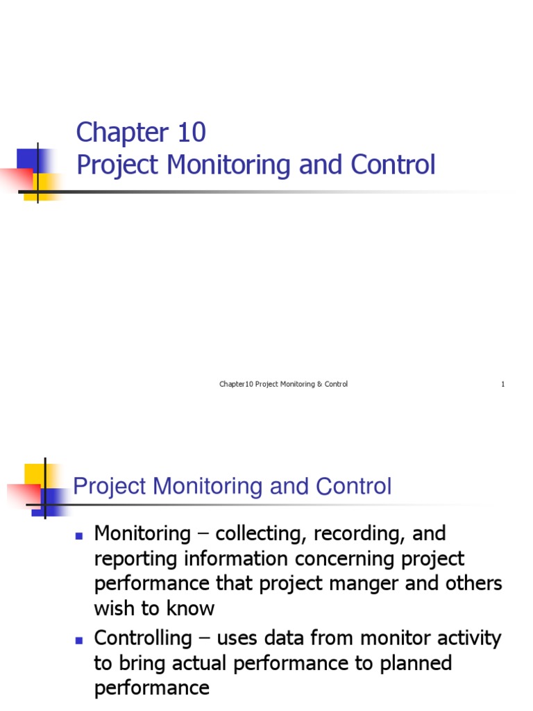 Project Monitoring and Control: A Comprehensive Guide to Tracking ...