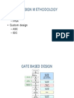 Ic Design Methodology: - Gate Based - Custom Design