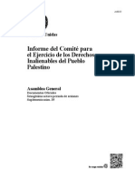 Informe ONU Palestina