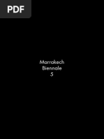 Marrakech Biennale 5 Catalogue -  English / French