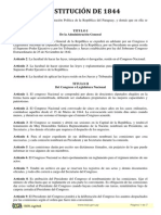 PDF Constitucion de 1844