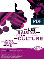 Programme Raisins de la Culture 