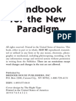 Handbook for the New Paradigm