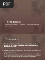 Thrift Banks Report