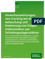 UBA 2014 - Umweltauswirkungen Fracking PDF