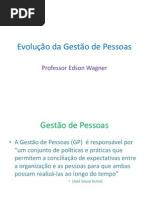 Evolução Da Gestão de Pessoas