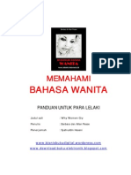 Memahami Bahasa Wanita