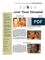 Grow Your Dreams Newsletter - November 2009