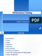 Performance of Testing 