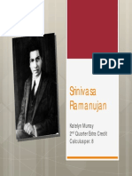 Ramanujan short biography