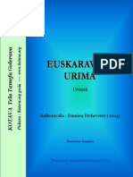 457 euskaravafa urima ~ 457 Euskara proverbs (Euskadi)