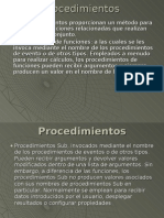 Procedimientos