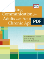 Supporting Communication for Adults With Chronic Aphasia Excerpt