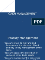 Cash & Treasury Mgt