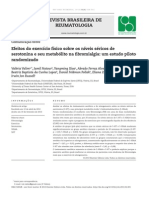 Effects of Physical Exercise on Serum Levels of Serotonin and Its Metabolit in Fibromyalgia_Valim. Rev Bras Reumatol, 2013