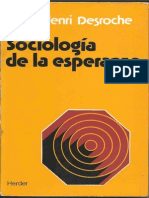 Sociología de La Esperanza (Fragmentos)