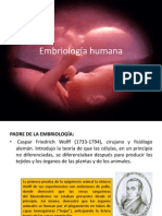 Embriología Humana