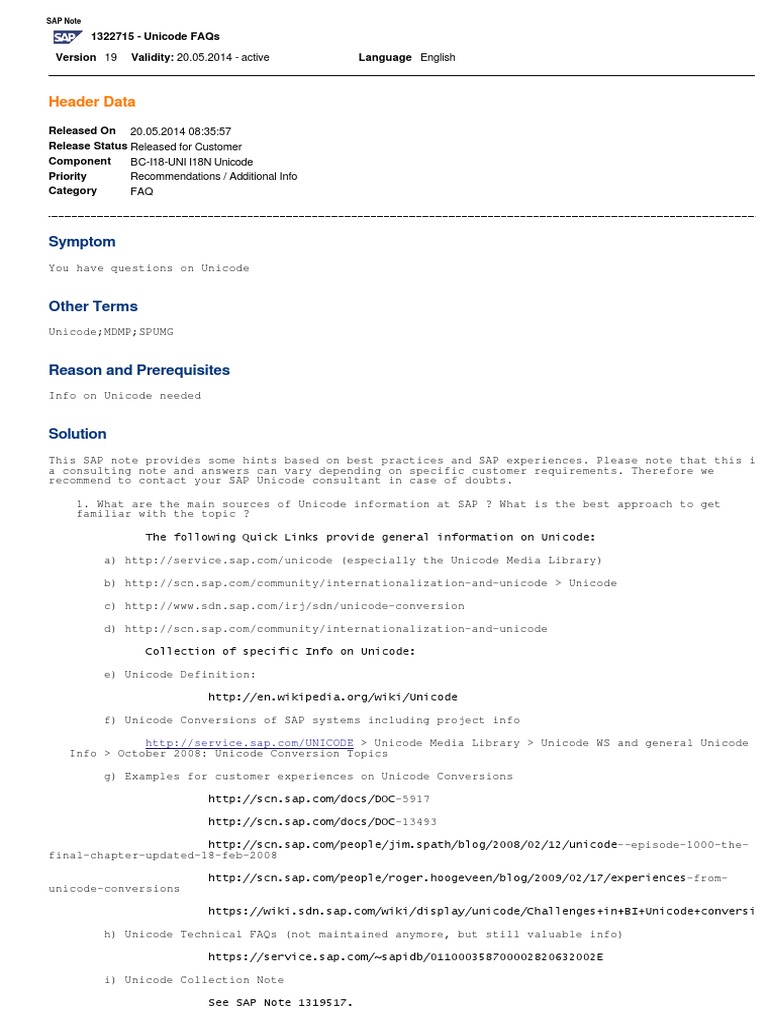 FAQ UNICODE visual data 2