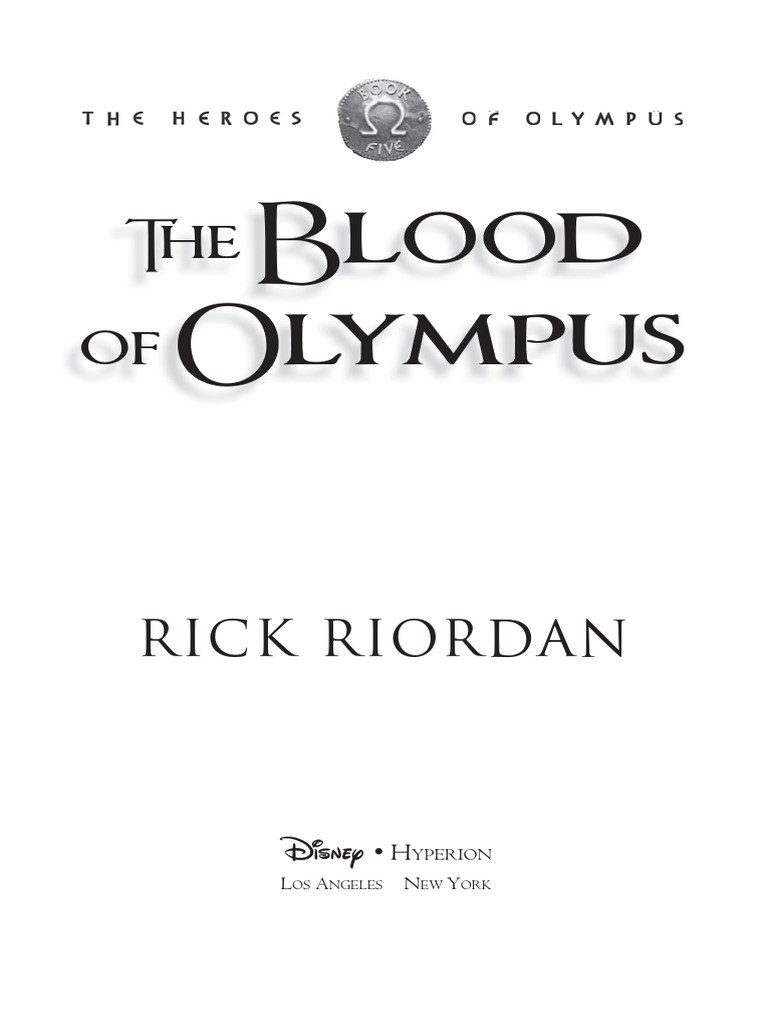The Blood of Olympus Chapter 1 Greek Mythology Mythology
