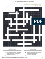 FC PEA U1 Crucigrama Elementos PISA Matemática