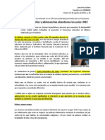 En Una Década Se Incrementó en Un Año La Escolaridad Promedio de Los Mexicanos