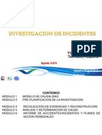 Investigación de Accidentes e Incidentes 2014