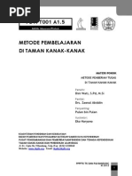 Download Modul Metode Pemberian Tugas Di TK by yanadewa SN237240576 doc pdf