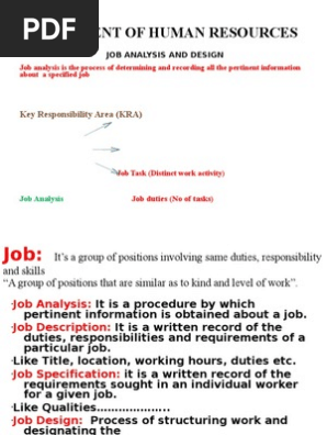 JOB ANALYSIS PPT 