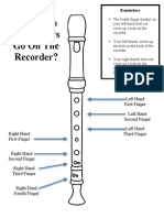 Recorder Hand Positions Take 2