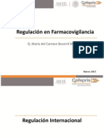 Regulación en Farmacovigilancia 2013