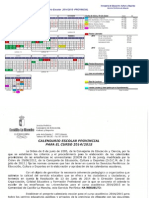 Calendar I o Escola R Albacete