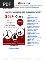Download Inkscape Tutorial for Beginners How to Make a Yoga Classes Flyer by Renee Liverpool SN237253824 doc pdf