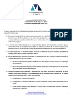 Comunicado AML OIL200614 OlimpiadaDeLogica