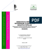 Democracia Directa, Referéndum, Plebiscito e Iniciativa Popular