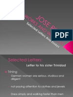 RIZAL - Selected Letters & Essays