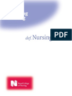 Defining Nursing