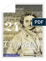 Paganini - 24 Caprices Para Violino