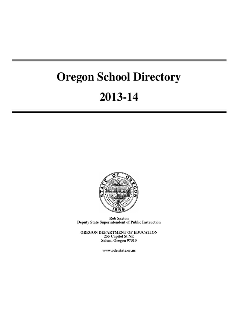 Oregon SchoolDirectory image