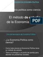 El Método de Estudio de La Eco Pol