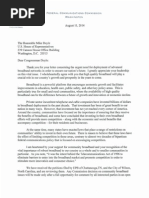 Municipal Broadband FCC Letter 08 11 2014