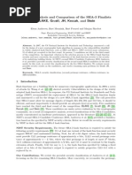 Security Analysis and Comparison of The SHA-3 Finalists BLAKE, Grøstl, JH, Keccak, and Skein