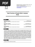 Hash Function of Finalist SHA 3 Analysis Study