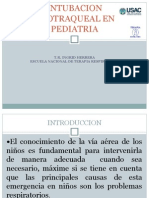 Intubacion Orotraqueal en Pediatria