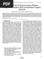 Download Tannin Extract of Guava Leaves Psidium Guajava L Variation With Concentration Organic Solvents Jurnal Int by Restu Jefry SN237281794 doc pdf