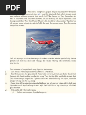 Air Asia Celcom Maxis Sate Kajang Yusoff Taiyob Pdf